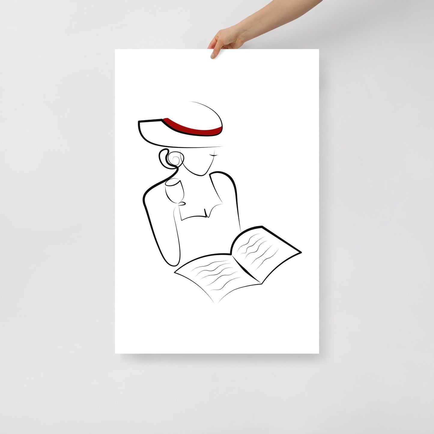 FRAUEN und BÜCHER. Poster Nr6