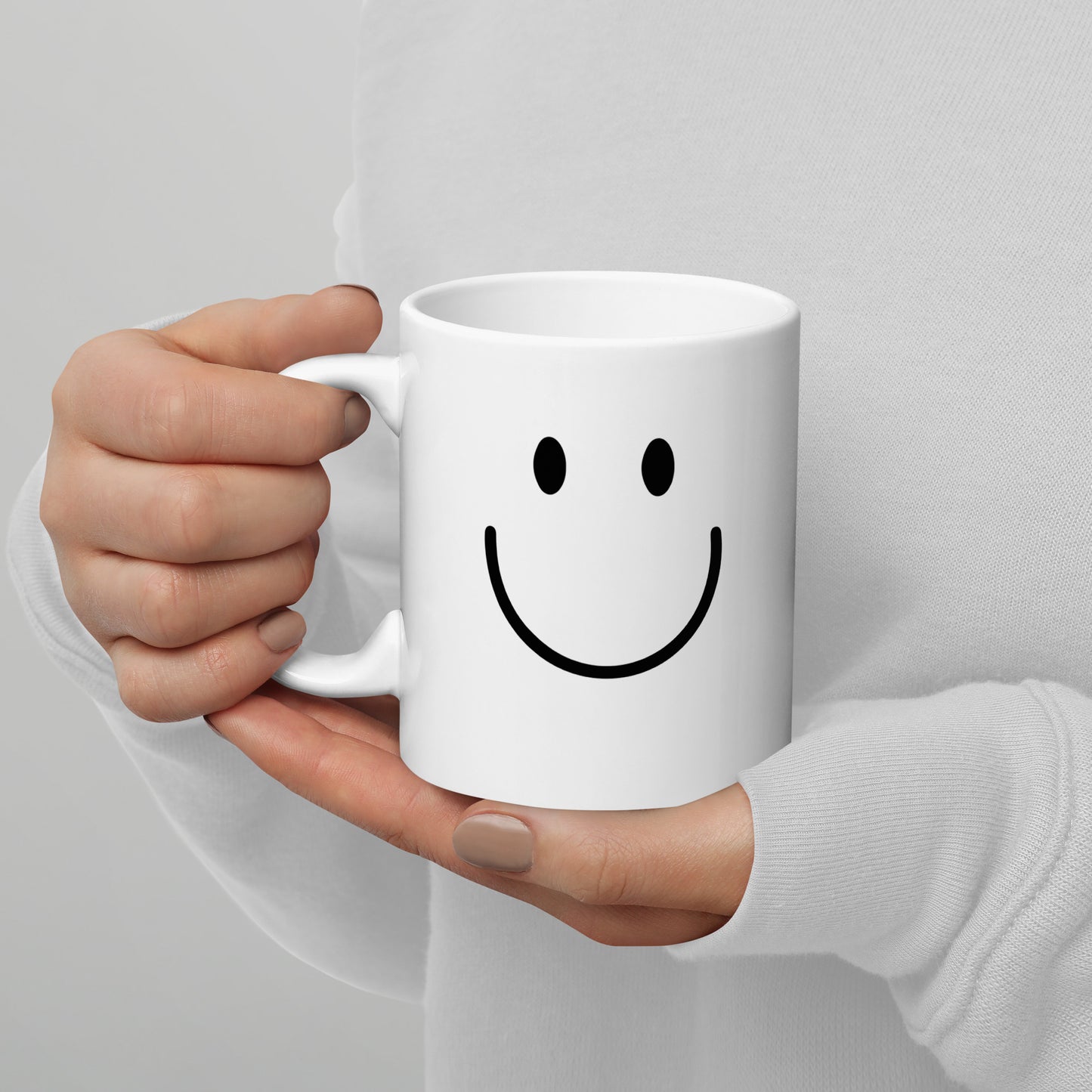 "PERSONALISIERTE EMOJI TASSE" Weiße, glänzende Tasse Nr5