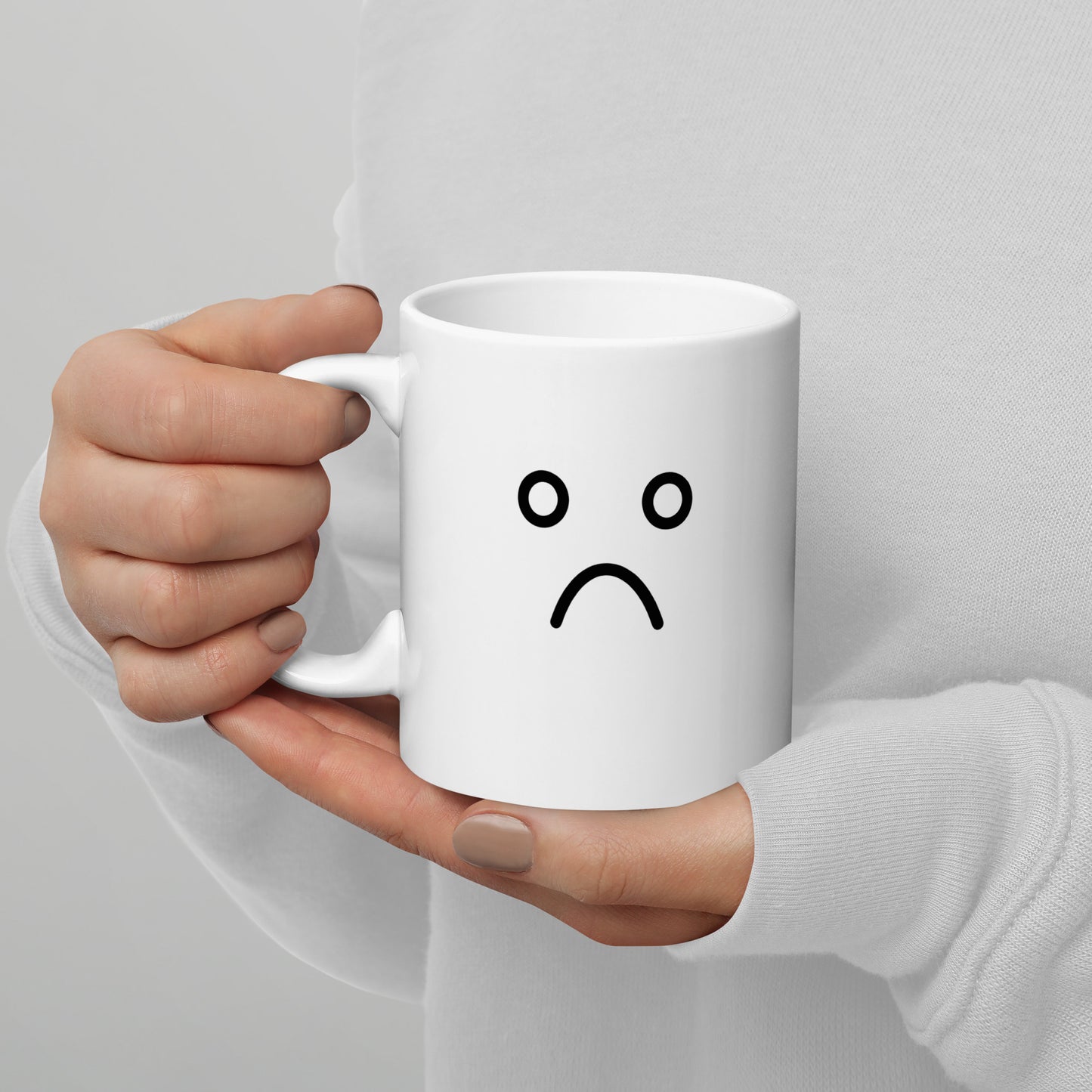 "PERSONALISIERTE EMOJI TASSE" Weiße, glänzende Tasse Nr9