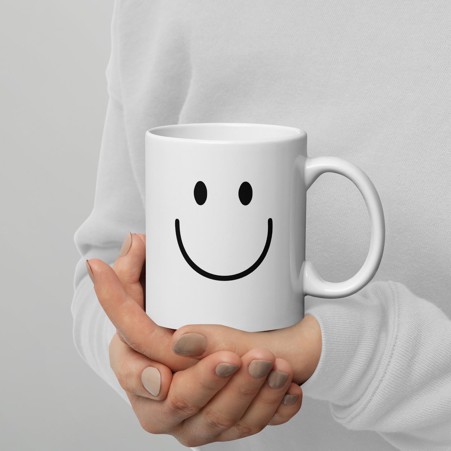 "PERSONALISIERTE EMOJI TASSE" Weiße, glänzende Tasse Nr5