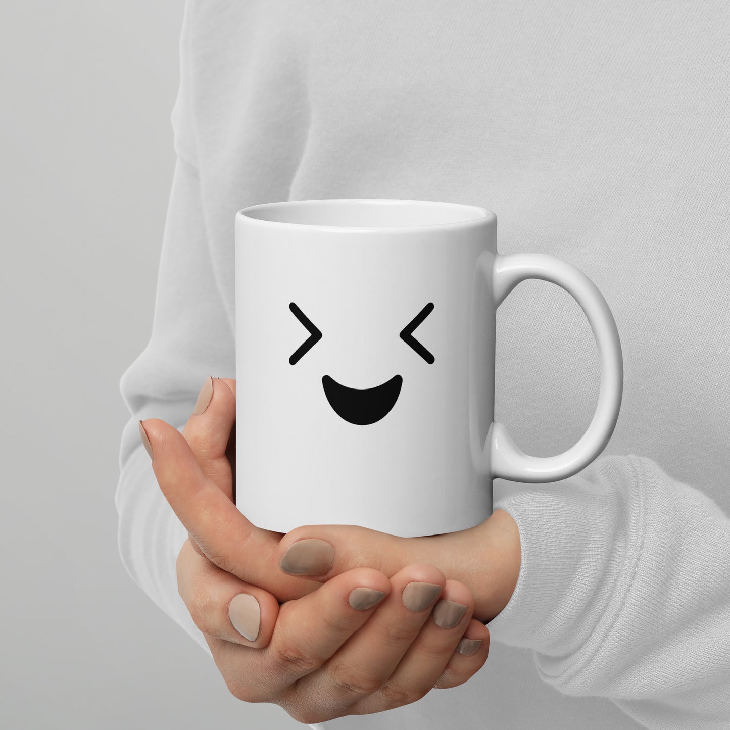 "PERSONALISIERTE EMOJI TASSE" Weiße, glänzende Tasse Nr11