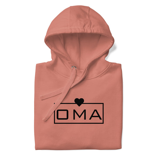 Oma print -Kapuzenpullover