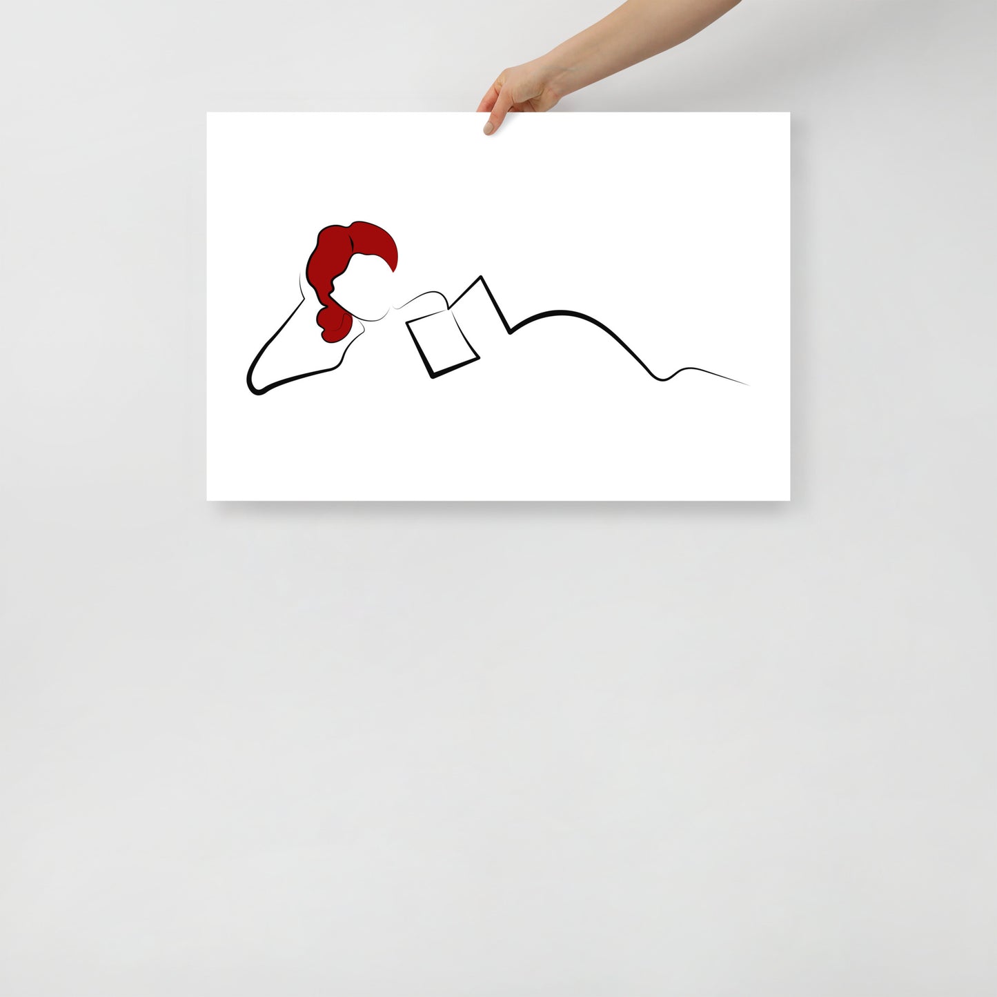 FRAUEN und BÜCHER .Poster Nr3
