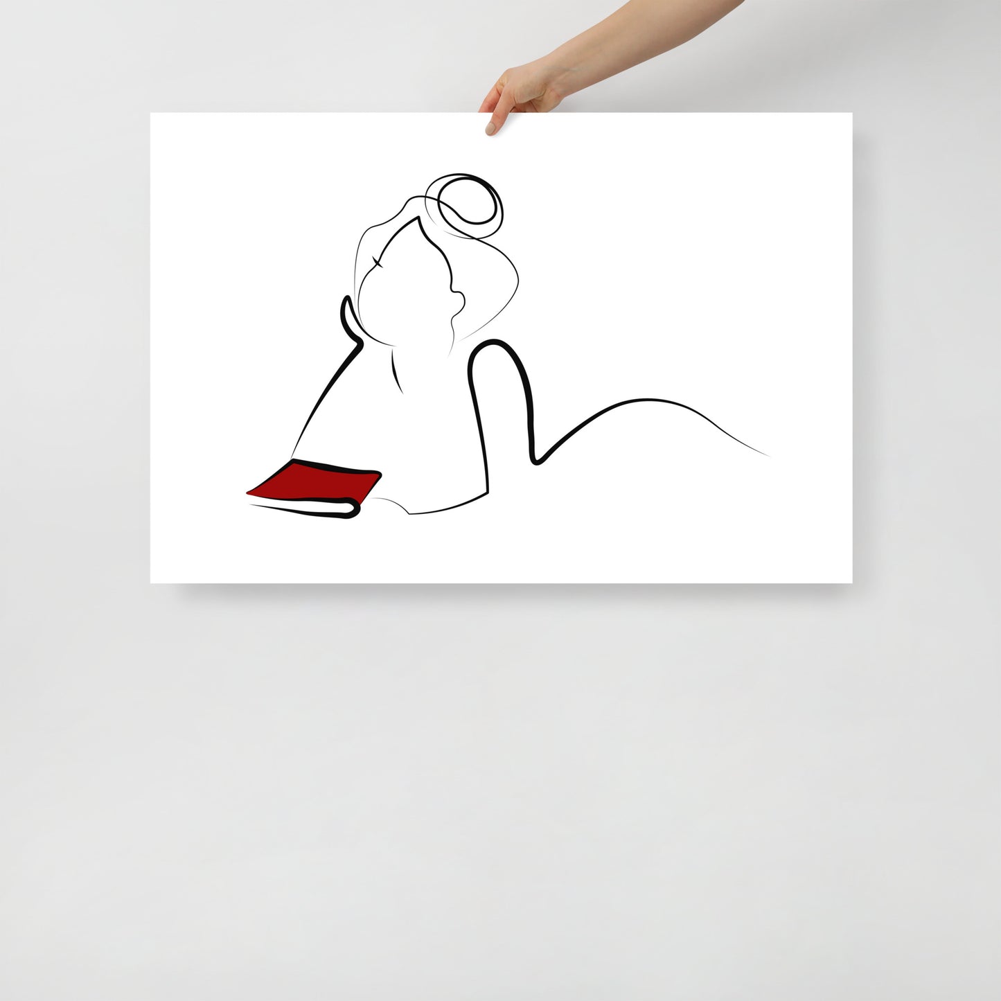 FRAUEN und BÜCHER .Poster Nr2