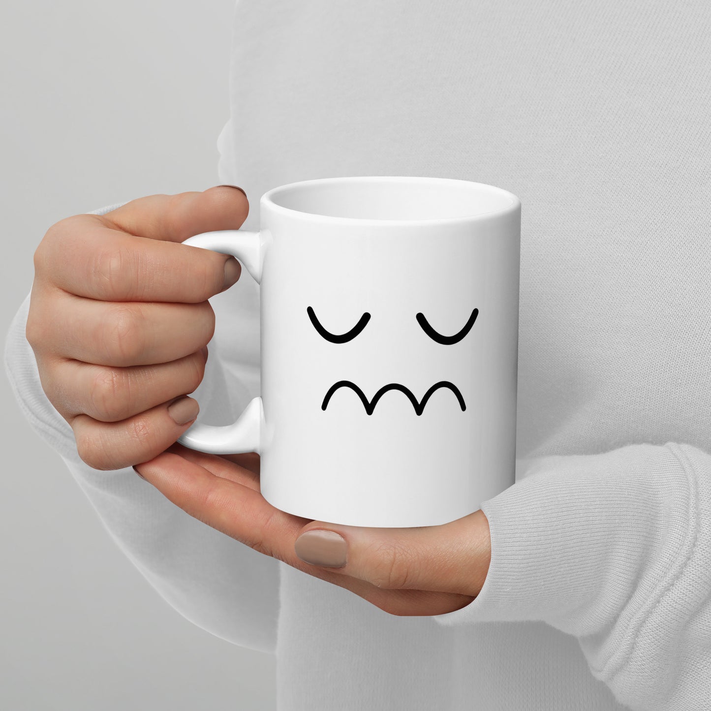 "PERSONALISIERTE EMOJI TASSE" Weiße, glänzende Tasse Nr4