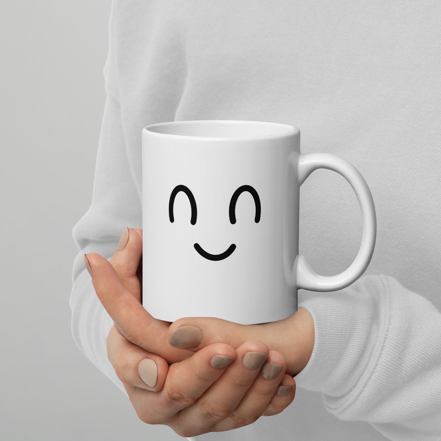 "PERSONALISIERTE EMOJI TASSE" Weiße, glänzende Tasse Nr2