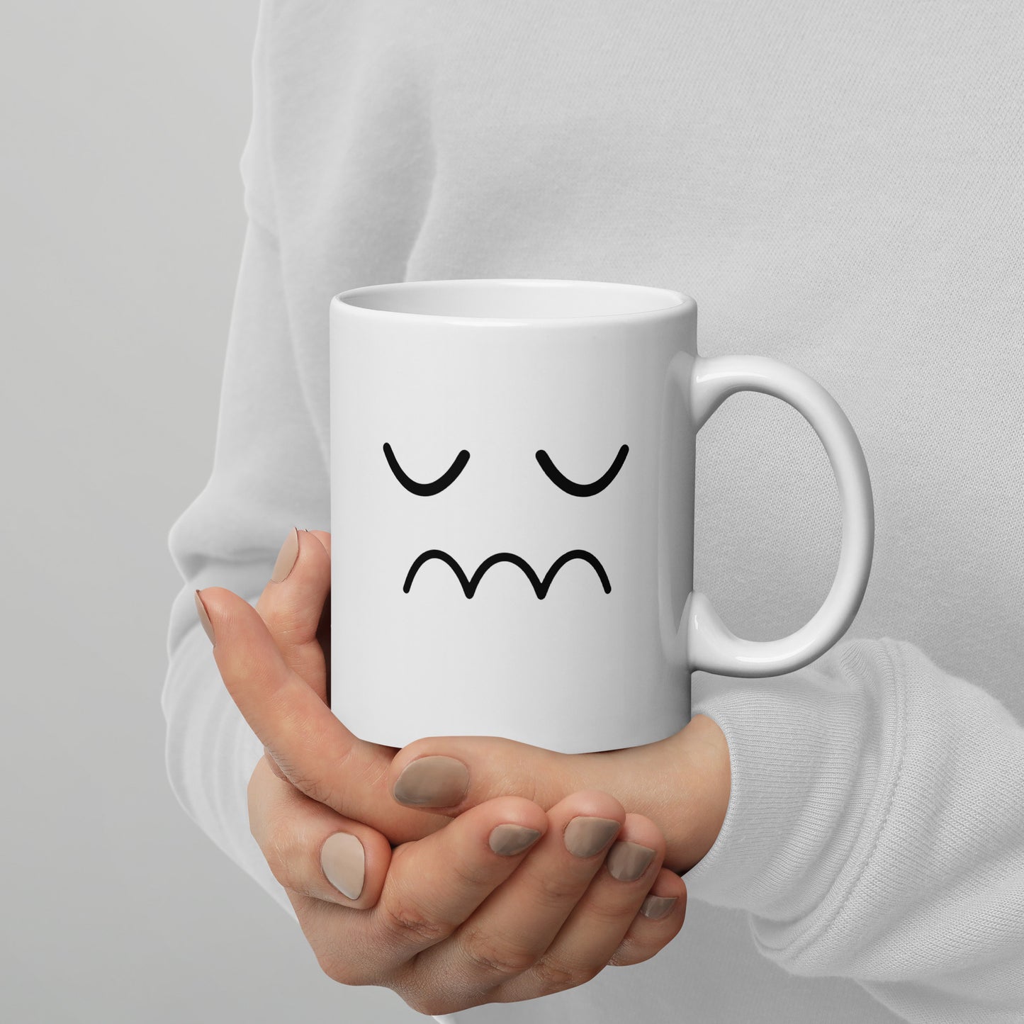 "PERSONALISIERTE EMOJI TASSE" Weiße, glänzende Tasse Nr4